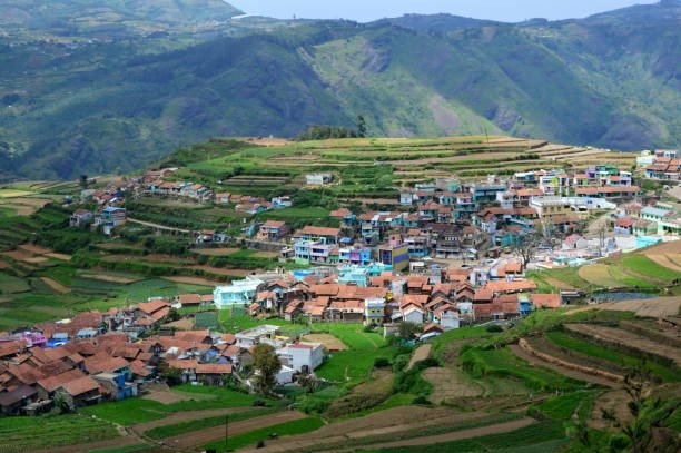 Terraced farms of Poombarai